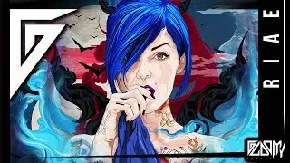 Digital speed painting - &ldquo; RIAE &rdquo; SUICIDE GIRL - time lapse video by GLOOMY STROKE. Painting art.