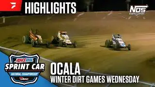 Winter Dirt Games Wednesday | USAC Sprints at Ocala Speedway 2/11/26 | Highlights