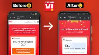 Vi 130 GB Free Data Code Not Working [PROBLEM SOLVED😀] How To Get Free 130 GB Data On Vi #vi #130gb