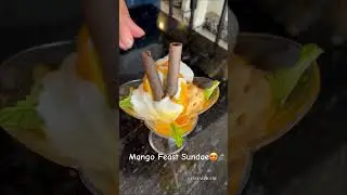 Youre gonna love this if you&rsquo;re a mango lover 📍Sambookas, GTB Nagar, Delhi #mangorecipe