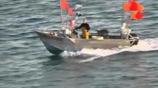 Fishing Vessel 'Ke-Vero' MX 690958 Videoed From MV Pont Aven Roscoff, France 21st October 2011