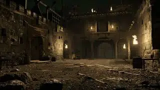 Combat Training Yard at Night | Will Of The Many (4K)