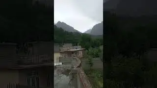 RAINY WEATHER GILGIT CITY TODAY #tourism #nature #touristattraction #mountains #gilgit  #rain #city