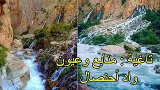 تاغية : منابع وعيون واد أحنصال بإقليم أزيلال