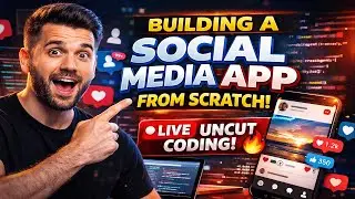 Building a SOCIAL MEDIA APP from Scratch 🔴 LIVE Coding (Instagram Killer?)