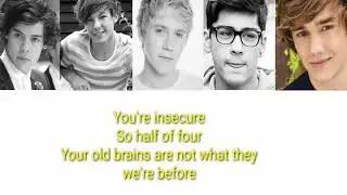 One Direction Math Song Lyrics