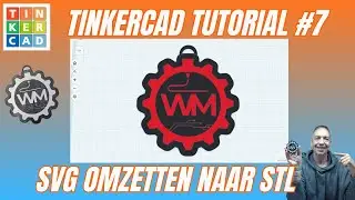 SVG naar STL in TinkerCAD - Logo's 3D Printbaar Maken! | TinkerCAD Tutorial #7