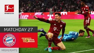 Бавария Мюнхен - Унион Берлин 4-0 | Основные моменты | 27 тур &ndash; Бундеслига 2021/22