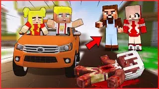 EFEKAN VE KIZ KARDEŞİ HÜSAMETTİNE ARABA İLE ÇAROTI ÖLDÜ! 😲 - Minecraft