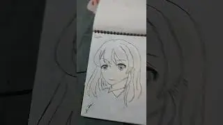 anime character drawing ❤️#safina #subscribe #