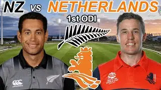 NEW ZEALAND vs NETHERLANDS 1st ODI Live Commentary