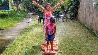 Garden Hopscotch Sprinkler | Classic Game Kids Water Spray Toy Fun