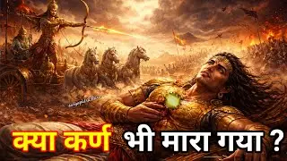 क्या कर्ण भी मारा गया?😱 कर्ण को किसने मारा#karn #krishna #arjun #karnvsarjun #ram 