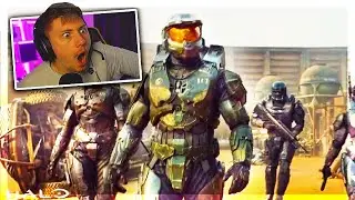 NEW Halo TV Show Trailer LIVE Reaction! (Halo TV Series Trailer breakdown)