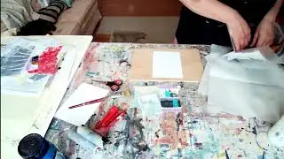 Intuitive Collage Demo | From My Online Open Studio