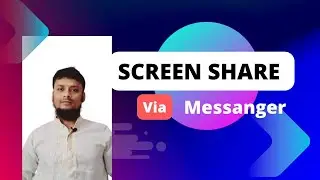 How to share mobile screen on live video call| messenger video call