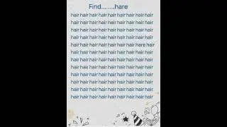 spot the hidden word #find hidden word# #braintestsolution # find odd one# word puzzles#trytosolve