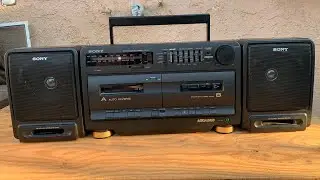 Sony CFS-710 boombox belt replacement (part 2)