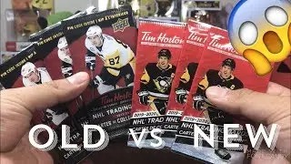 Old Tim Hortons Hockey Cards VS 2019-20 Tim Hortons Hockey Cards