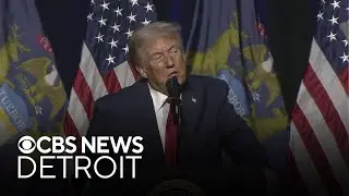 President Trump talks about economy, Iran during Detroit visit