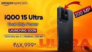 iQOO 15 Ultra First Look 😱 200MP + Dual Chip Power | Expected Price ₹6X,999