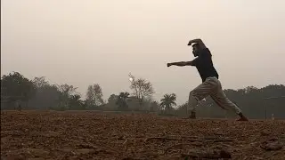 Shadow&nbsp;fight&nbsp;in Shaolin quan_! practice! ___kick@hand combat