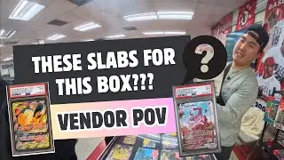 He Traded POK&Eacute;MON SLABS For THIS BOX! - Diamond 9 Card Show - Pok&eacute;mon Vendor POV