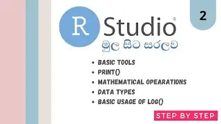 Unlock R Studio | Learn Basics, Math Functions & Data Types Quickly