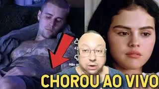 JUSTIN BIEBER CHORA AO VIVO AO OLHAR TATUAGEM DE SELENA GOMEZ EM SEU BRA&Ccedil;O AO LADO DE HAILEY 