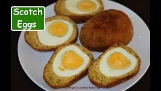 Scotch Eggs Recipe | Egg Recipe | Crispy Mince Wrapped Boiled Egg | Fried Eggs with Chicken Mince