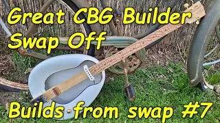 Great Cigar Box Guitar Builder Swap-Off #7 Spring 2023. Compilation of swapped instruments!
