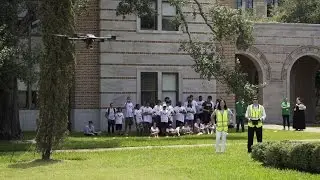 Houston students whirl onto the Rice campus for drone camp