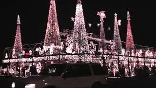 Our Neighbours in Manteca, California, Christmas Lights decorations 2010 🎄 🌟