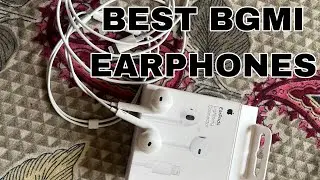 BGMI BEST EARPHONES | APPLE EARPHONES Unboxing | APPLE EARPHONES REVIEW 