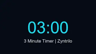 3 Dakika Saya&ccedil; &ndash; 3 Minute Countdown Timer | Zyntrilo