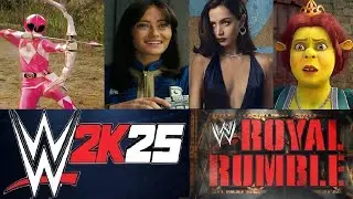 WWE 2K25 Случайно созданная суперзвезда Женщина Королевская битва