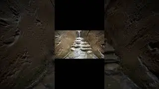 Primitive Water Channel Carved Underground