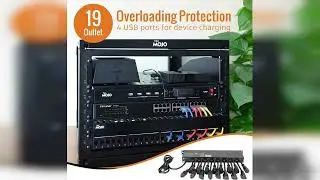 Review: Tecmojo 1U Rack Mount 19 Outlet PDU Power Distribution Unit Power Strip Circuit Breake...