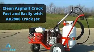 Clean Asphalt Crack Fast and Easily with AK2800 Crack Jet | Action Seal