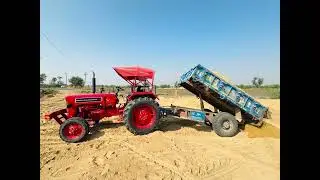 JCB trolley lodging #automobile #mahindra475di #vlog #farming 
