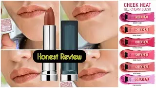 Maybelline Cheek Heat Cream Blush & Melted Chocolate Matte Lipstick | Honest Review |