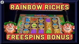 MASSIVE Rainbow Riches Freespins BONUS! | &pound;500 Light & Wonder FOBT Slot