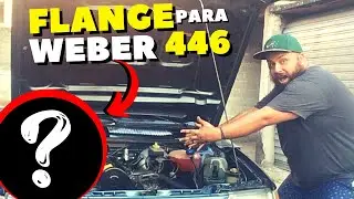 ADAPTA&Ccedil;&Atilde;O DE FLANGE PARA WEBER!!! FLANGE ADAPTADA PARA WEBER 446 PARA MOTOR AP NO FORD VERSAILLES!!!