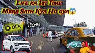 1st Time Airport Main Kya Ho Gya 😐 | Ola Uber Earning Kolkata | WagonR Tour H3 | Biker Boy Samir 