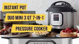 INSTANT POT Duo Mini 3 QT 7-in-1 pressure cooker