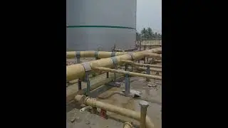 Fiberglass pipe joint process #working #shortvideo