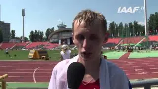 WYC Donetsk 2013 - Maksim KRASNOV RUS - 10000m Walk Boys - Silver