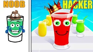 Juice Run: NOOB Vs HACKER - New Max Level Gameplay Free top games Android'IOS