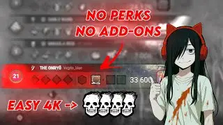 Can Sadako 4K With ABSOLUTELY NOTHING in DBD? (No Perks, No Add-Ons, No Offerings)