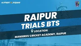 ISPL Raipur Trials Vlog    #ispl #isplt10 #street2stadium #sachintendulkar